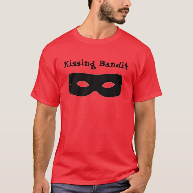 Camiseta Máscara del bandido, besando al bandido (Anverso)