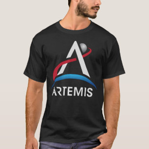 Camiseta Máscara del logotipo oficial de Artemis Nasa
