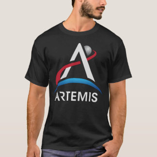 Camiseta Máscara del logotipo oficial de Artemis Nasa
