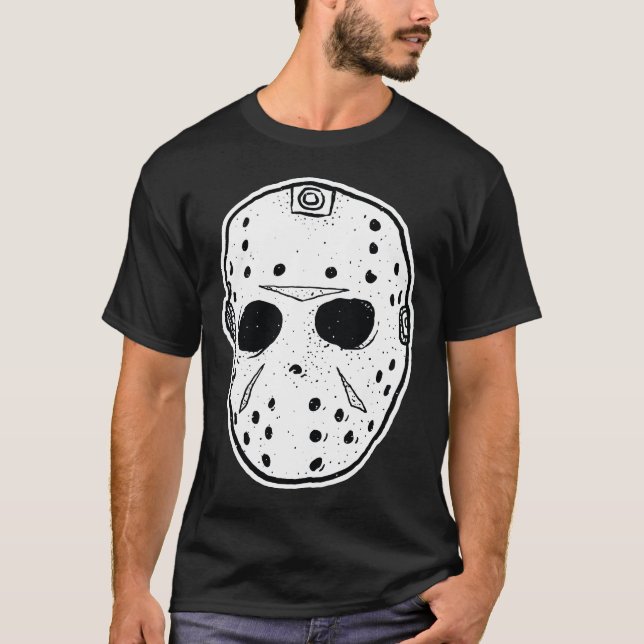Camiseta Máscara del portero de viernes (Anverso)