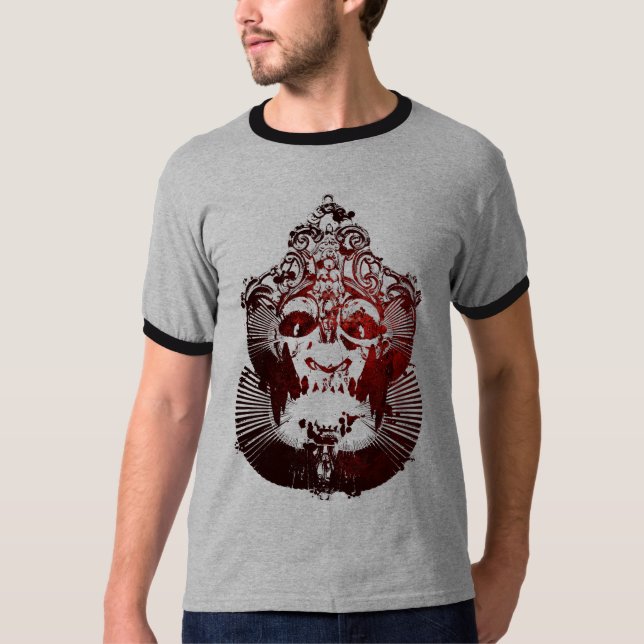 Camiseta máscara del samurai (Anverso)