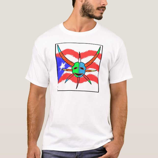 Camiseta máscara del vejigante (Anverso)