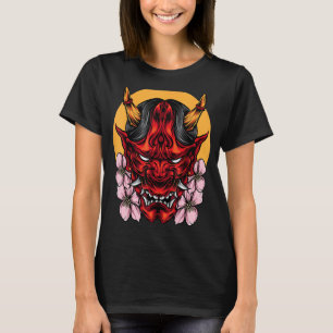 Camiseta Máscara Demon Oni con Sakura