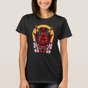 Camiseta Máscara Demon Oni con Sakura