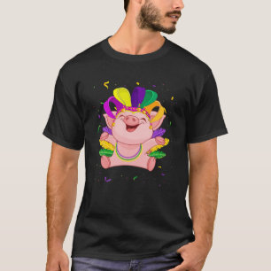 Camiseta Máscara divertida de Gorra de Cerdo Wear Jester