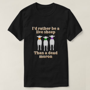 Camiseta Máscara divertida de oveja Pro