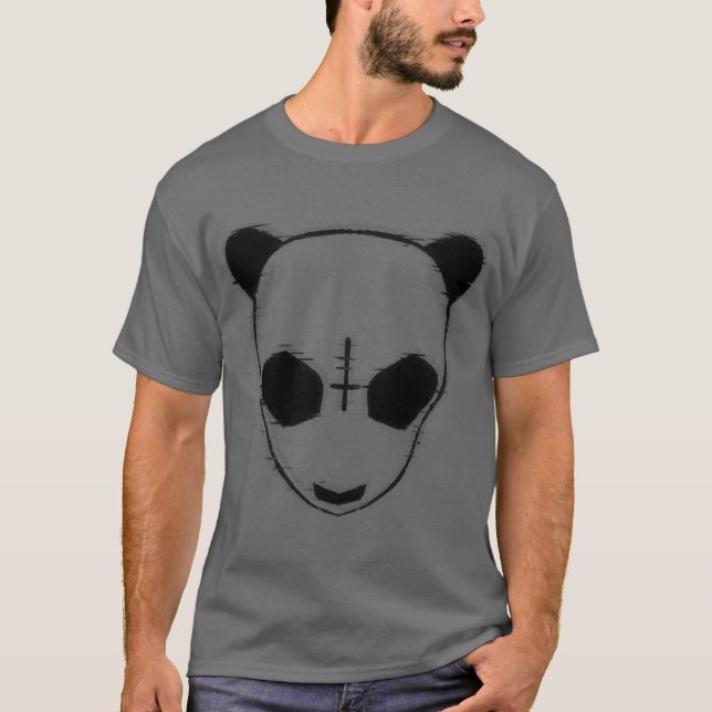 Camiseta Máscara divertida de rapero Cro (Anverso)