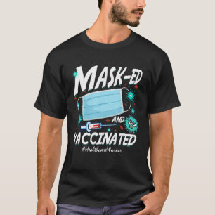 Camiseta Máscara Ed Trabajador de Salud Vacunado 2022 Madre