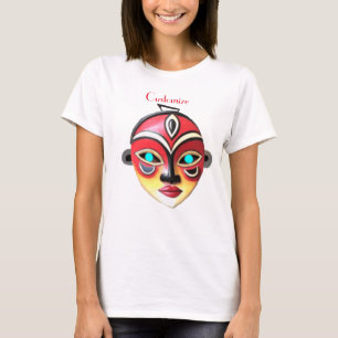 Camiseta Máscara facial de niña africana Thunder_Cove 