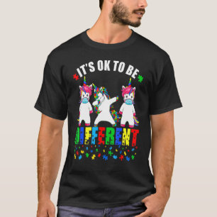 Camiseta Máscara facial de unicornio de concienciación sobr