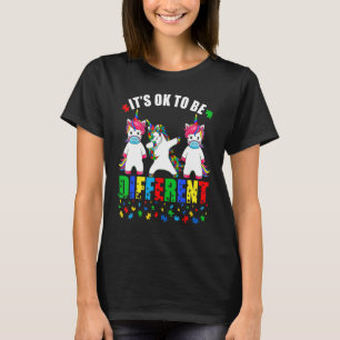 Camiseta Máscara facial de unicornio de concienciación sobr