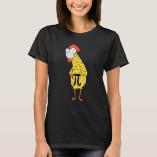Camiseta Máscara facial del día del pollo Pi maestro estudi