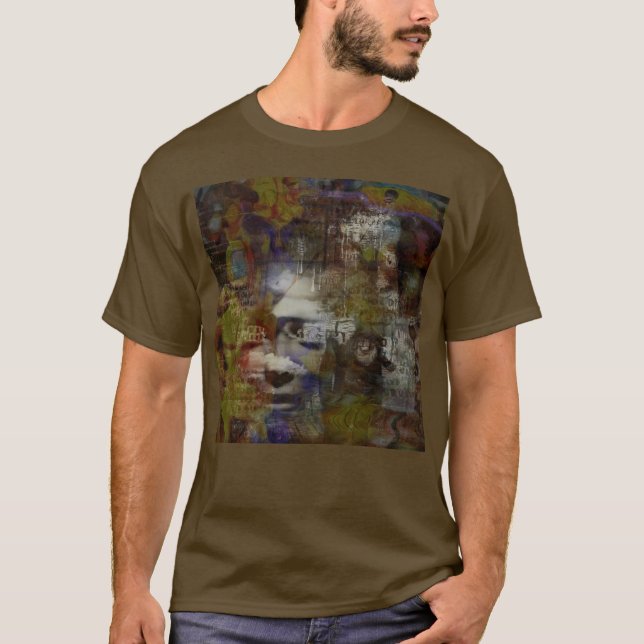 Camiseta Máscara fantasma surrealista (Anverso)