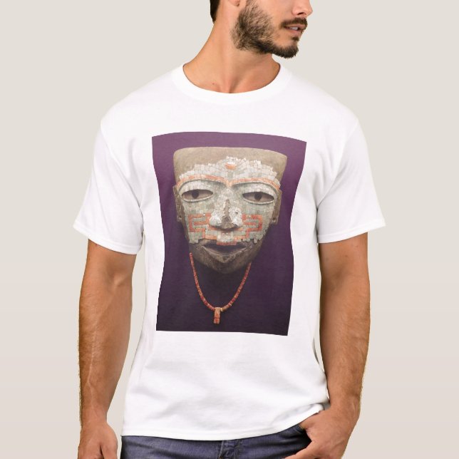 Camiseta Máscara fúnebre de Teotihuacan (Anverso)