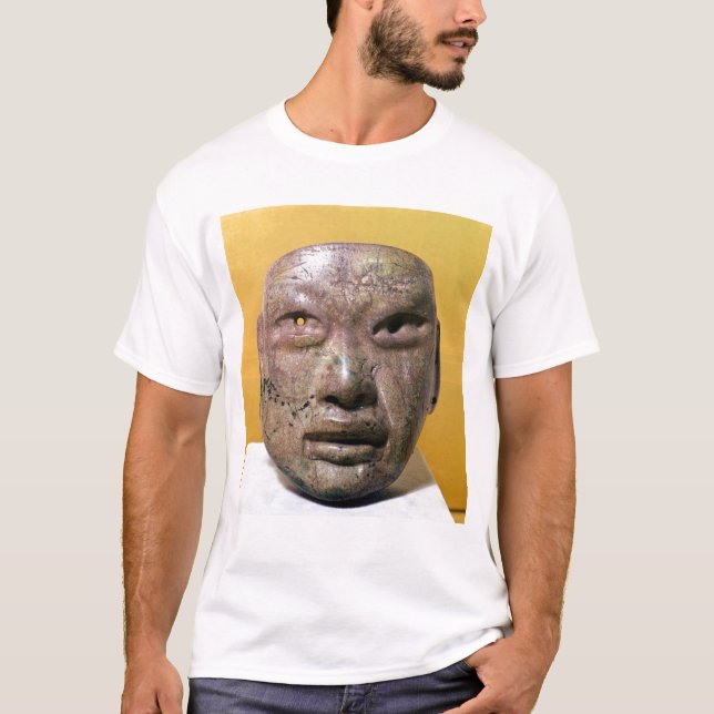 Camiseta Máscara funeraria, Olmec, de México (Anverso)
