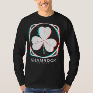 Camiseta Mascara Irlandesa De Shamrockes Para Halloween St