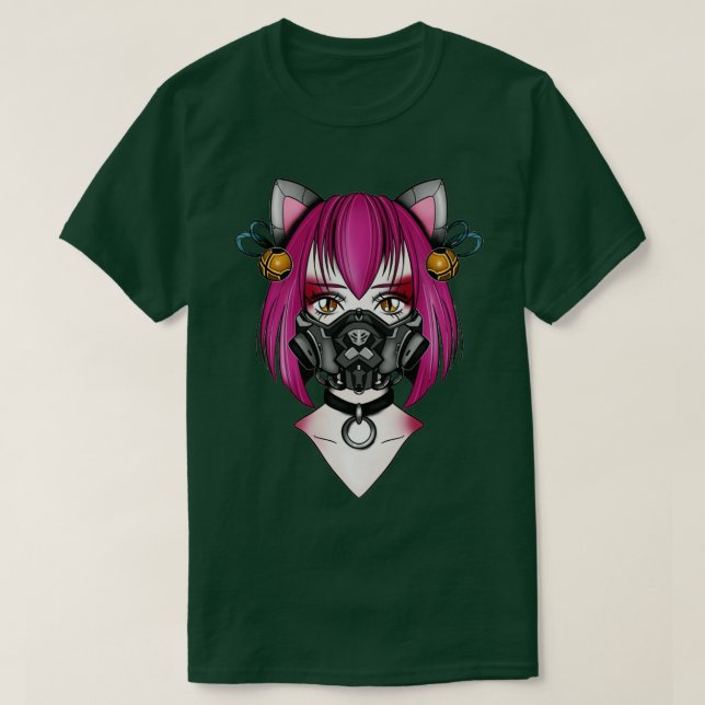 Camiseta máscara japonesa2 (Diseño del anverso)