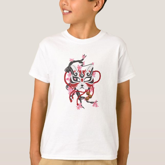 Camiseta Máscara japonesa de bonito (Anverso)