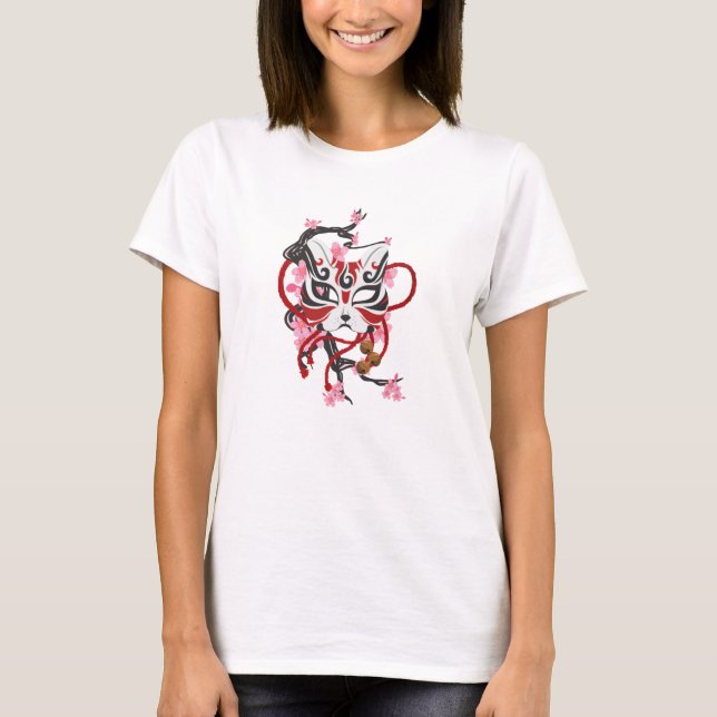 Camiseta Máscara japonesa de bonito (Anverso)