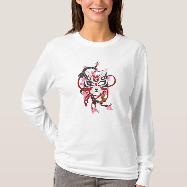 Camiseta Máscara japonesa de bonito (Anverso)