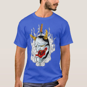 Camiseta Mascara japonesa de Katana Anime Manga Devil Premi
