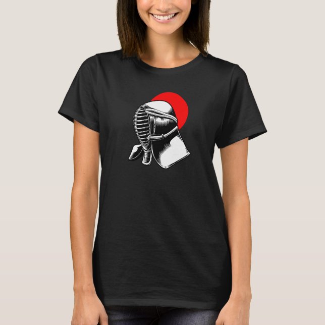 Camiseta Máscara japonesa de Kendo (Anverso)