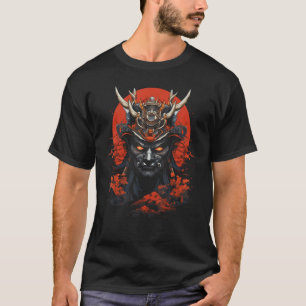 Camiseta Mascara japonesa de Oni en Japón Art Mount Fuji Gr