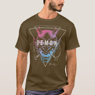Camiseta Mascara japonesa de Oro Demon Ogre - Japón estétic