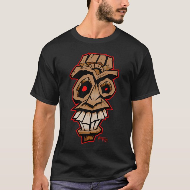 Camiseta Máscara loca de Tiki (Anverso)