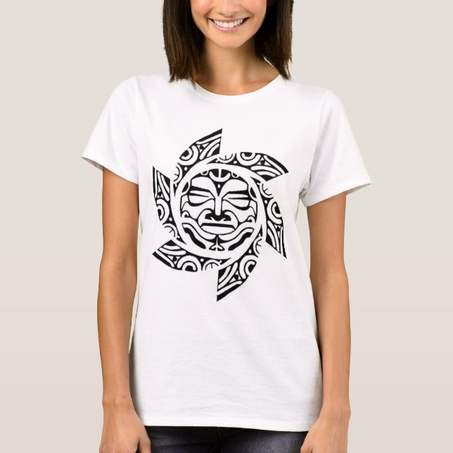 Camiseta Máscara maorí (Anverso)