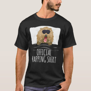 Camiseta Máscara negra para dormir Komondorok Siesta oficia