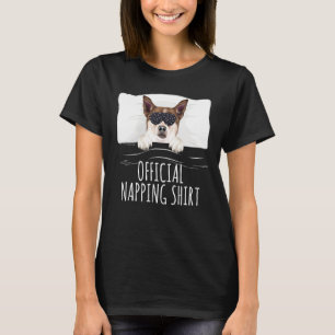 Camiseta Máscara negra para dormir Lundehund noruego oficia