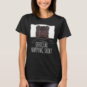 Camiseta Máscara negra para dormir Skye Terrier Durmiendo O