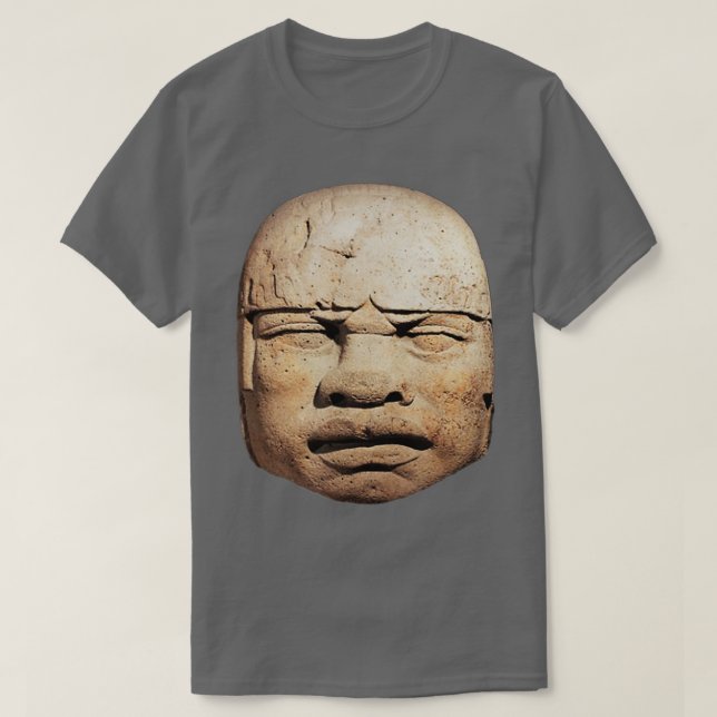 Camiseta Máscara olmeca (Diseño del anverso)