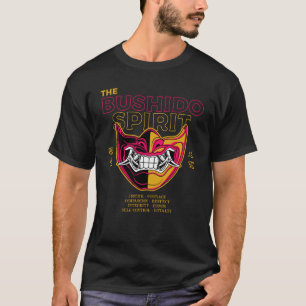 Camiseta Máscara Oni Cultura Japonesa - El Espíritu Bushido