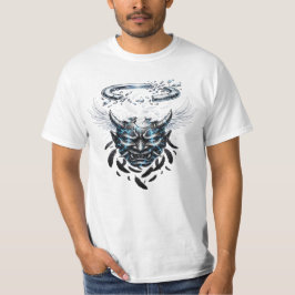 Camiseta Máscara Oni de Halo Destrozado – Streetwear de Áng