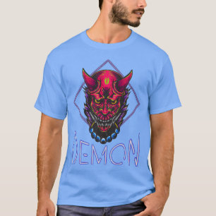 Camiseta Mascara Oni japonesa Demon Ogre Estética Japón Sam