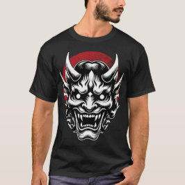 Camiseta Máscara Oni/ Máscara samurai 