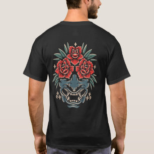 Camiseta máscara Oni Rosa