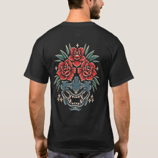 Camiseta máscara Oni Rosa
