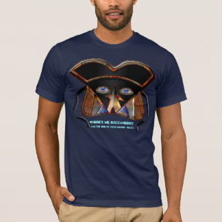 Camiseta Máscara pirata vienesa divertida (personalizada)