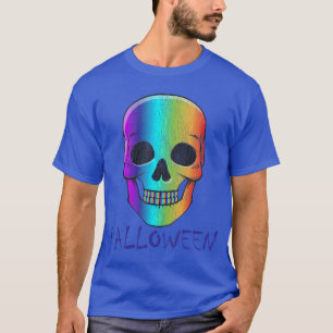 Camiseta máscara psicodélica de Halloween disfraz de Hallow