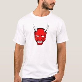Camiseta Máscara Roja Japonesa Hannya