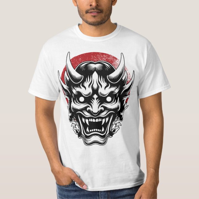 Camiseta máscara Samurai/ japan (Anverso)