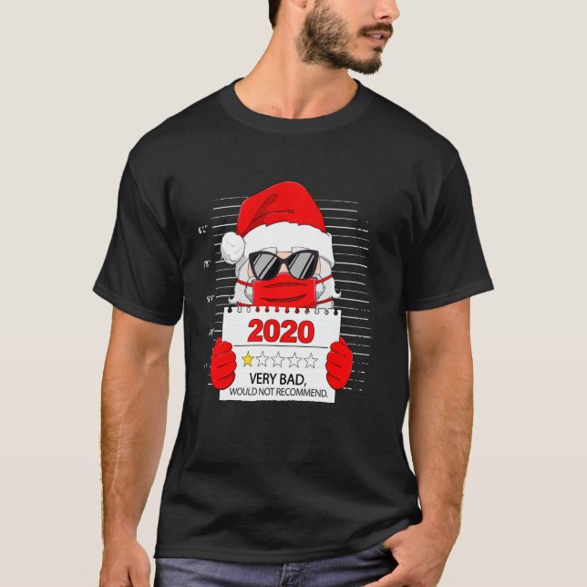 Camiseta Máscara Santa Face 2020 Una Estrella Muy Mala No L (Anverso)