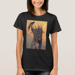 Camiseta Máscara satánica de cabra satánica Grunge Gótico g