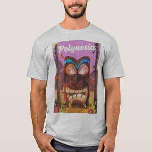 Camiseta Máscara Tiki de Polinesia