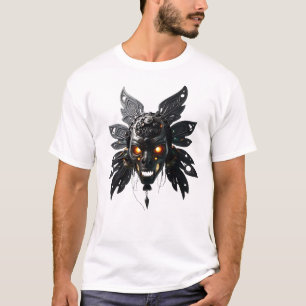 Camiseta Máscara tribal con alas mecánicas