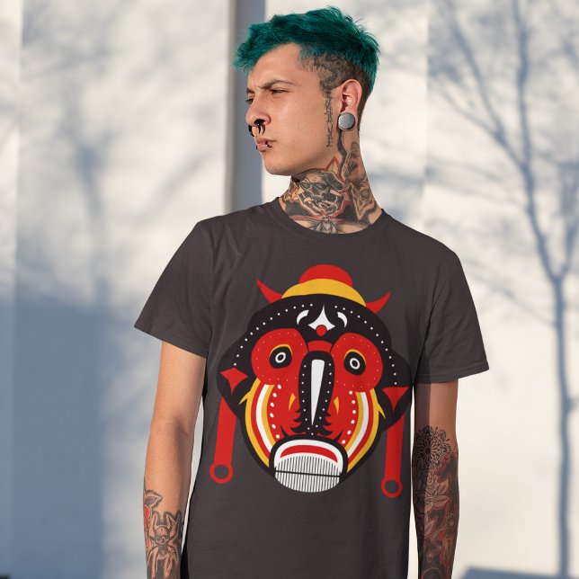 Camiseta Máscara tribal de Afro Teke (Subido por el creador)