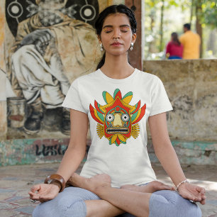 Camiseta Máscara tribal india